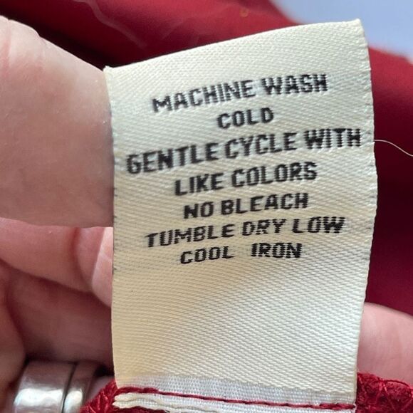 Signature by Sangria, Boho Tiered V-Neck Bell Sleeve Dress, Size 20W - Picture 8 of 10